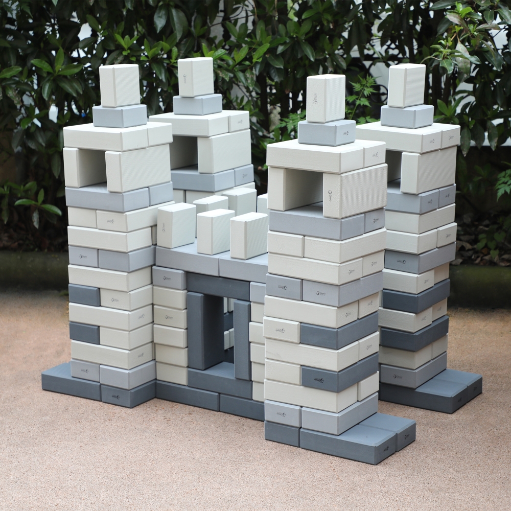 CLASSIC WORLD EDU Mega Construction Blocks EVA Bricks Soft for Building 90 pcs.					
