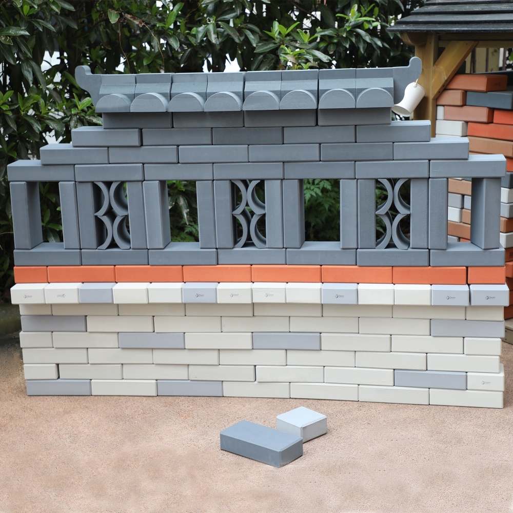 CLASSIC WORLD EDU Mega Construction Blocks EVA Bricks Soft for Building 90 pcs.					