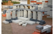 CLASSIC WORLD EDU Mega Construction Blocks EVA Bricks Soft for Building 90 pcs.					