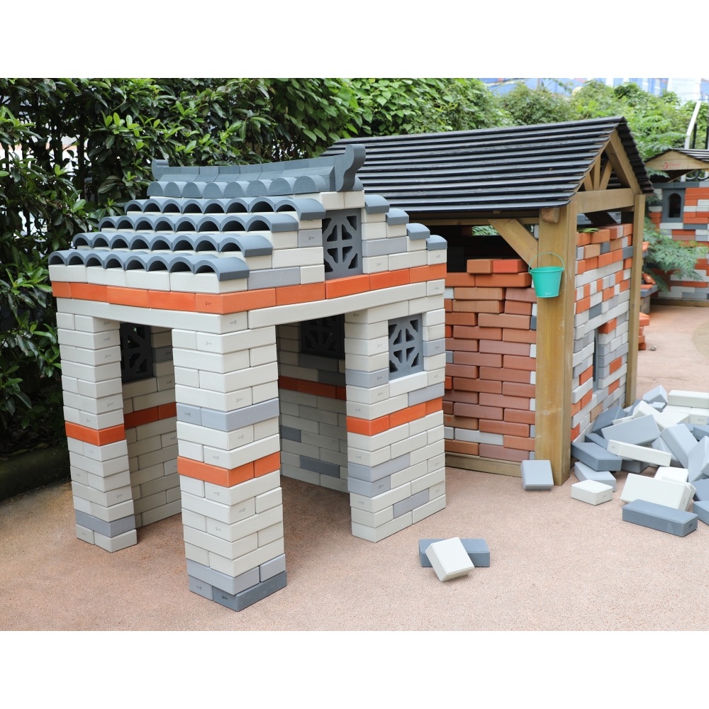 CLASSIC WORLD EDU Mega Construction Blocks EVA Bricks Soft for Building 90 pcs.					