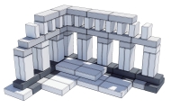 CLASSIC WORLD EDU Mega Construction Blocks EVA Bricks Soft for Building 90 pcs.					