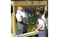 CLASSIC WORLD EDU Set Double-Sided Painting Board Easel with Water Pump					
