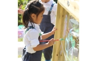 CLASSIC WORLD EDU Set Double-Sided Painting Board Easel with Water Pump					