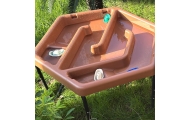 MASTERKIDZ Hexagonal Sand and Water Play Table Adjustable					