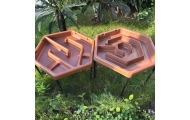MASTERKIDZ Hexagonal Sand and Water Play Table Adjustable					