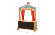 MASTERKIDZ Wooden Puppet Theatre Shop Stall					
