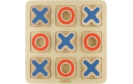 MASTERKIDZ Tic-Tac-Toe Wooden Game for Kids Logical Puzzle					
