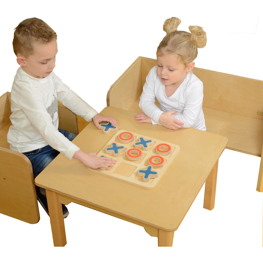 Medinis žaidimas vaikams MASTERKIDZ Tic-Tac-Toe – loginis galvosūkis-LEKER-e-vaikas