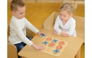 Medinis žaidimas vaikams MASTERKIDZ Tic-Tac-Toe – loginis galvosūkis-LEKER-e-vaikas