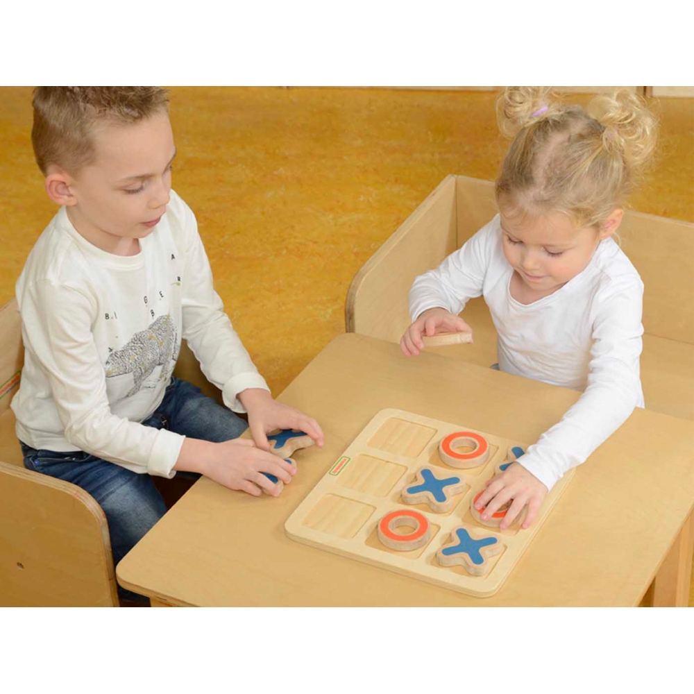Medinis žaidimas vaikams MASTERKIDZ Tic-Tac-Toe – loginis galvosūkis-LEKER-e-vaikas