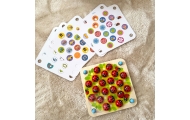 WOOPIE GREEN Memory Wooden Educational Memory Game Ladybug Puzzle					