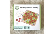 WOOPIE GREEN Memory Wooden Educational Memory Game Ladybug Puzzle					