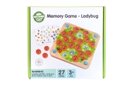 WOOPIE GREEN Memory Wooden Educational Memory Game Ladybug Puzzle					