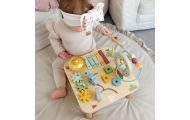 WOOPIE GREEN Wooden Educational Table Musical Sensory Maze 5 in 1					