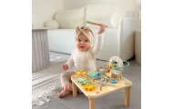 WOOPIE GREEN Wooden Educational Table Musical Sensory Maze 5 in 1					