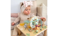 WOOPIE GREEN Wooden Educational Table Musical Sensory Maze 5 in 1					