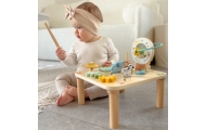 WOOPIE GREEN Wooden Educational Table Musical Sensory Maze 5 in 1					