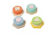 CLASSIC WORLD Montessori Shape and Color Sorter Puzzle Tower					