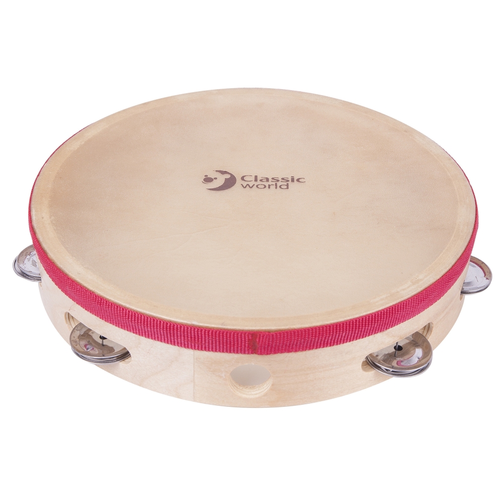 Muzikos instrumentas Tamburinas CLASSIC WORLD EDU 25 cm-Laikina-e-vaikas
