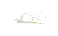 Pillow for newborn -- TB0249 - AEROKLIN - size 60x36