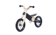 Balance Bike - Wooden - 0C074 - JACK - NATURAL WOOD & NICE BLACK - MOOVKEE