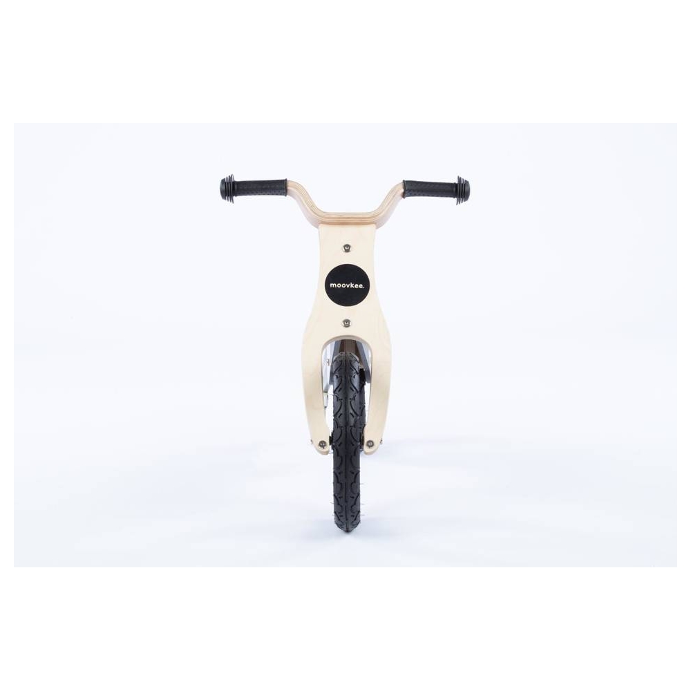 Balance Bike - Wooden - 0C074 - JACK - NATURAL WOOD & NICE BLACK - MOOVKEE