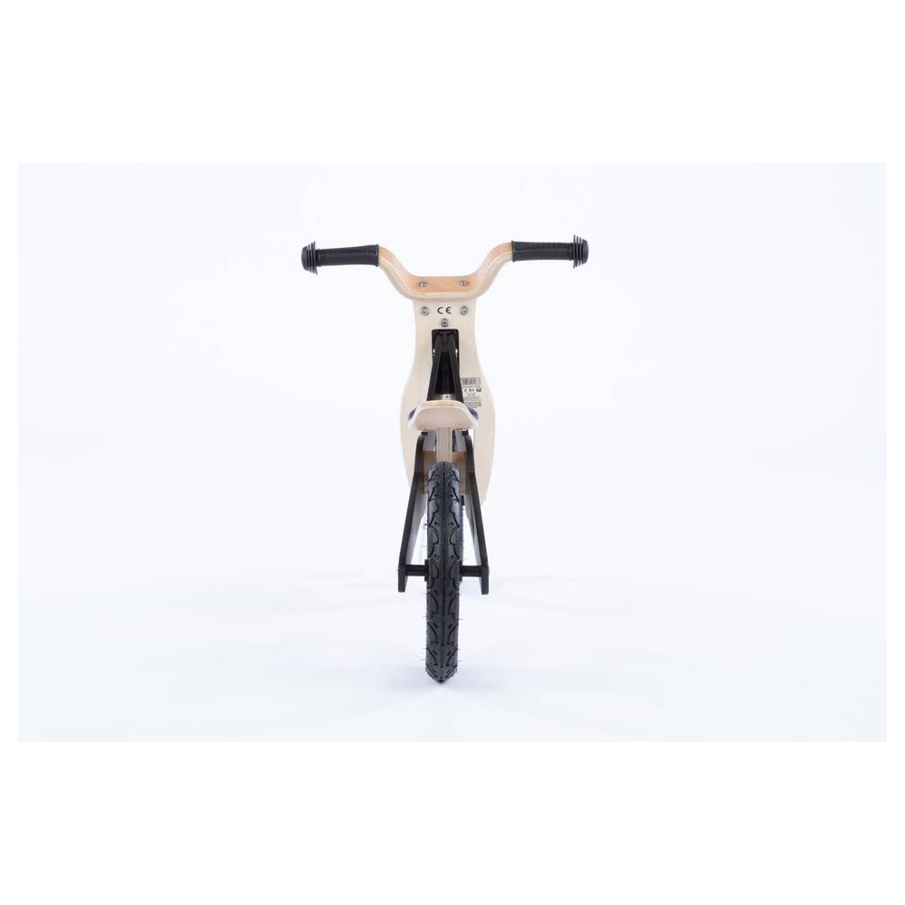 Balance Bike - Wooden - 0C074 - JACK - NATURAL WOOD & NICE BLACK - MOOVKEE