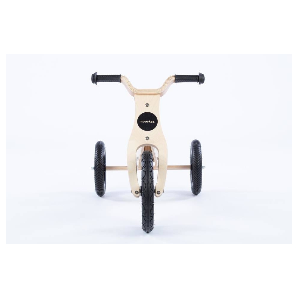 Tricycle - Balance Bike - Wooden - 2in1 - 0C075 - JANE - NATURAL WOOD - MOOVKEE