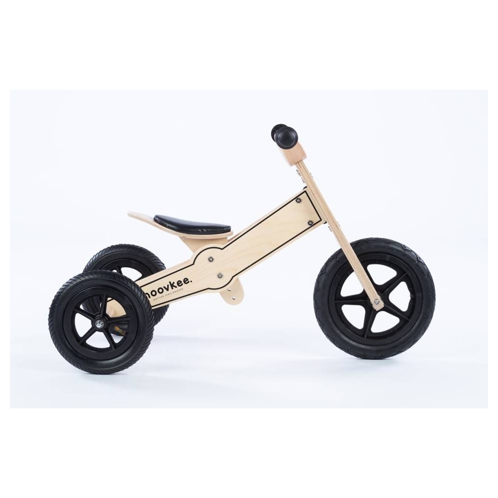 Tricycle - Balance Bike - Wooden - 2in1 - 0C075 - JANE - NATURAL WOOD - MOOVKEE
