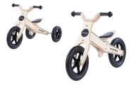 Tricycle - Balance Bike - Wooden - 2in1 - 0C075 - JANE - NATURAL WOOD - MOOVKEE