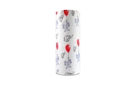 Diaper - 25257 - TETRA PRINT - EGA - SŁONIE Z BALONEM - size 60x80 cm