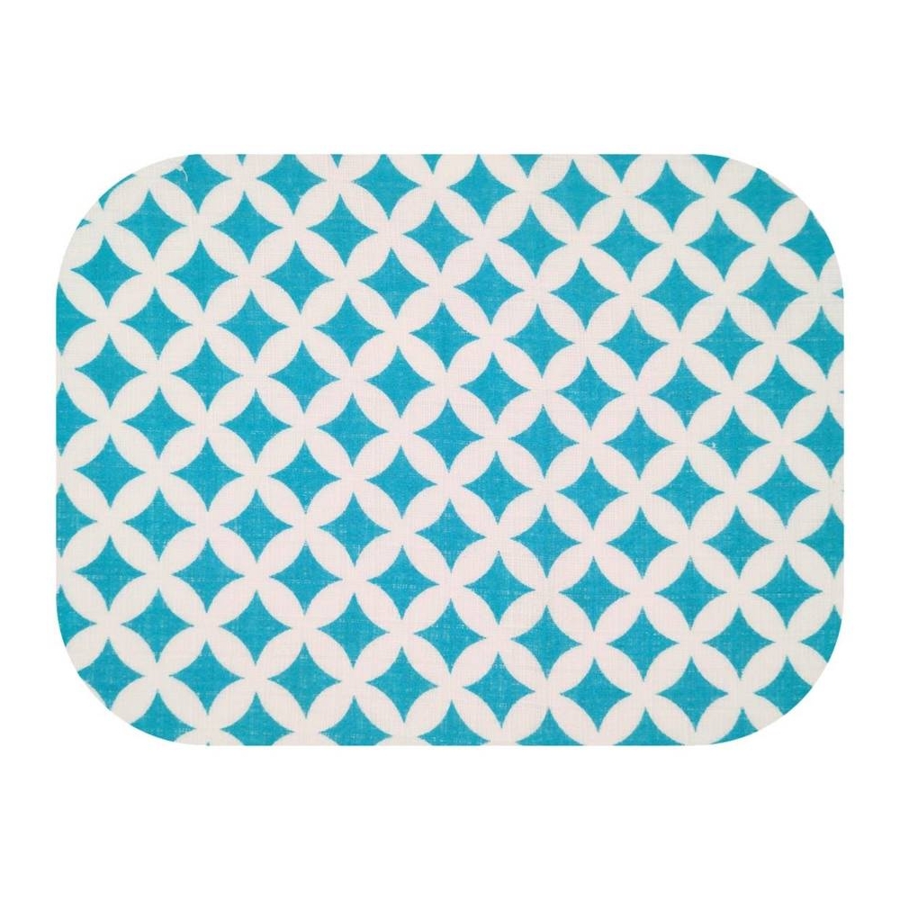Diaper - 19607 - TETRA PRINT - EGA - ROMBY - BLUE - size 60x80 cm