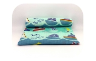 Diaper - 15906 - TETRA PRINT - EGA - STATKI NA MORZU - size 70x80 cm