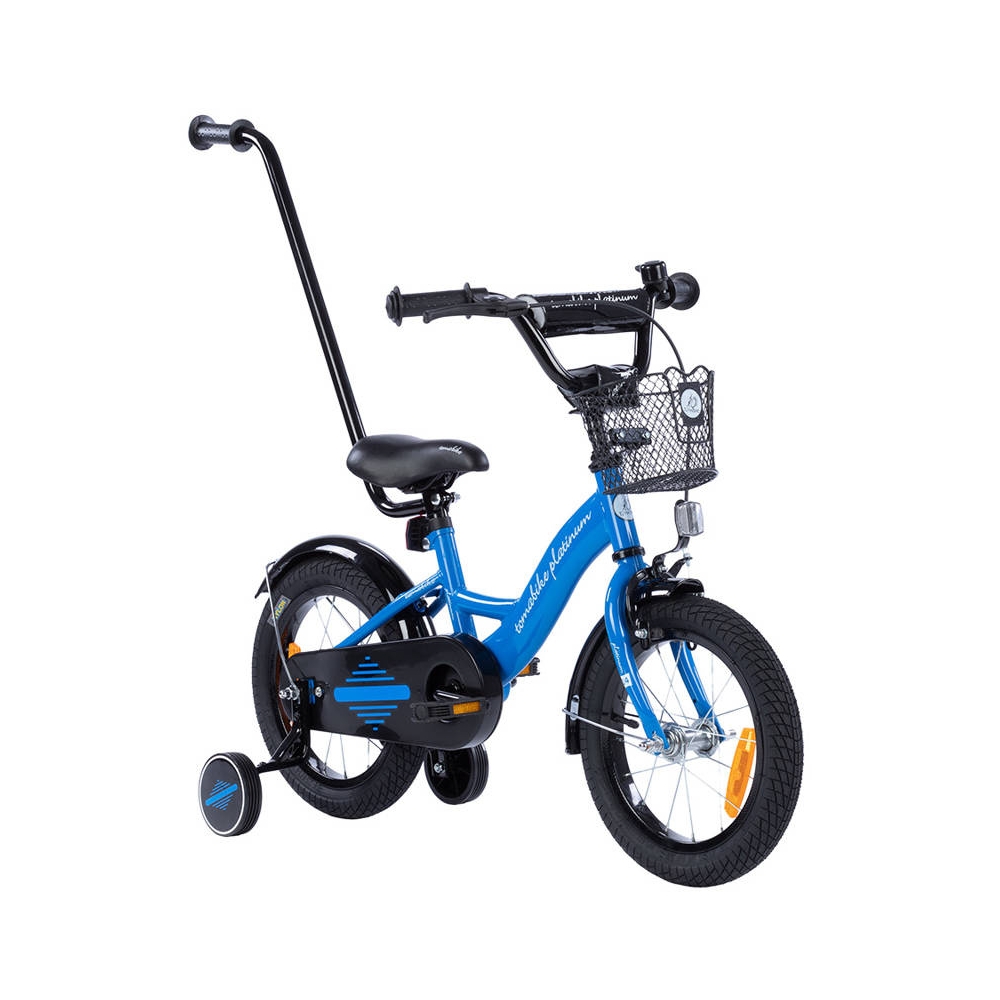 Dviratis - XXV - TOMABIKE 14" - PLATINUM - BLUE-Judėjimui, Dviračiai ir jų priedai, Dviračiai-e-vaikas