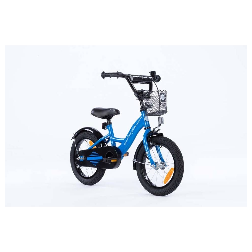 Dviratis - XXV - TOMABIKE 14" - PLATINUM - BLUE-Judėjimui, Dviračiai ir jų priedai, Dviračiai-e-vaikas