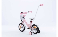 Dviratis - XXV - TOMABIKE 12" - PLATINUM - LIGHT PINK-Judėjimui, Dviračiai ir jų priedai, Dviračiai-e-vaikas