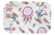 Diaper - 25974 - FLANNEL PRINT - EGA - ŁAPACZ SNÓW- size 70x80 cm