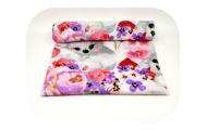 Diaper - 23482 - TETRA PRINT - EGA - KOALA - PINK - size 70x80 cm