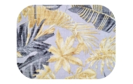 Diaper - 24762 - TETRA PRINT - EGA - MONSTERA  - GOLD/GREY - size 70x80 cm