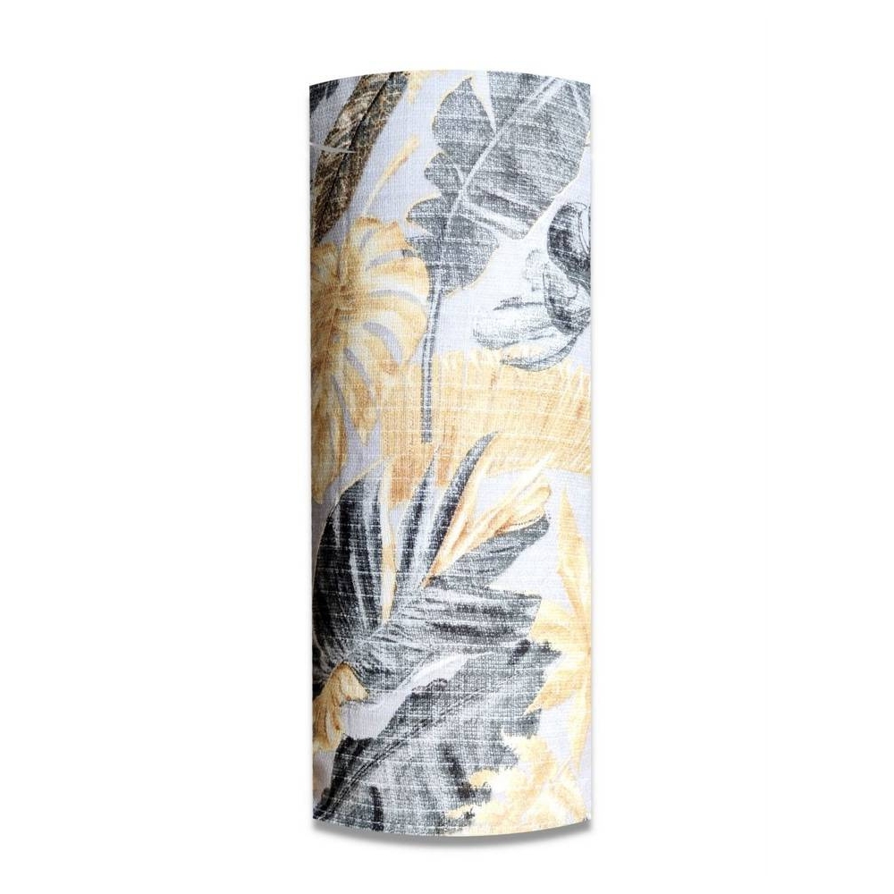 Diaper - 24762 - TETRA PRINT - EGA - MONSTERA  - GOLD/GREY - size 70x80 cm