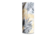 Diaper - 24762 - TETRA PRINT - EGA - MONSTERA  - GOLD/GREY - size 70x80 cm