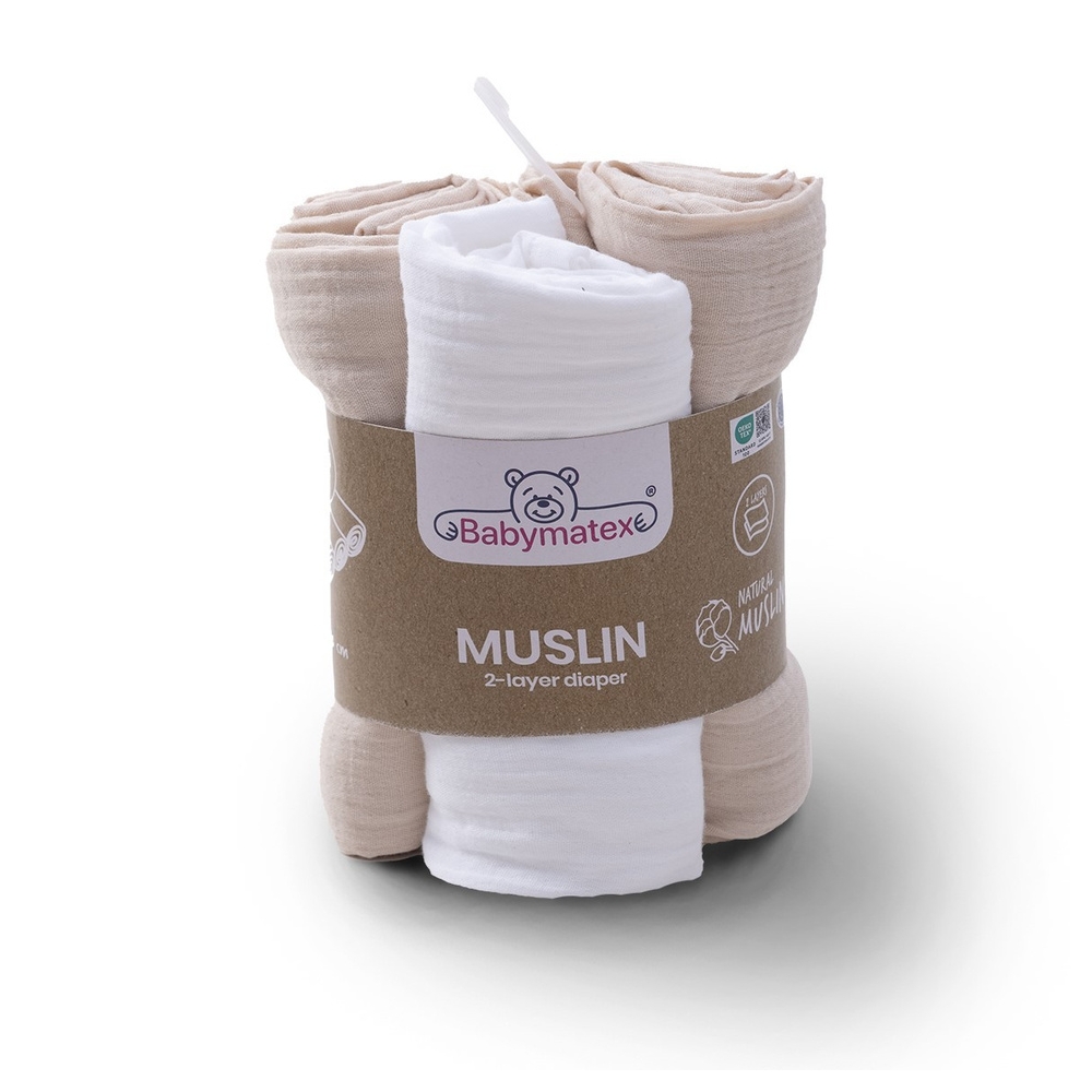 PIELUCHA MUSLIN 3 PAK 70X80