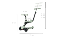 Qplay Hulajnoga Sema Pro 3w1 Green