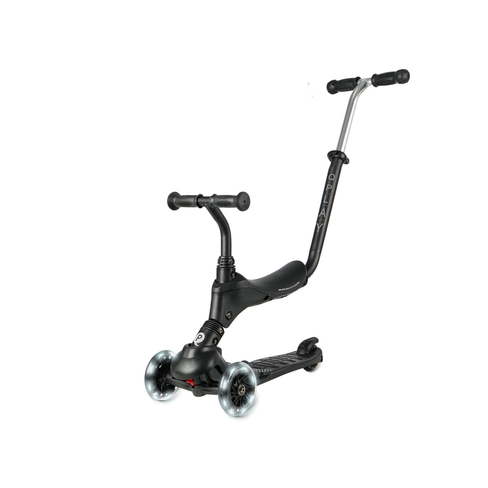 Paspirtukas - 3 in 1 - SEMA pro - BLACK-Judėjimui, Paspirtukai vaikams-e-vaikas