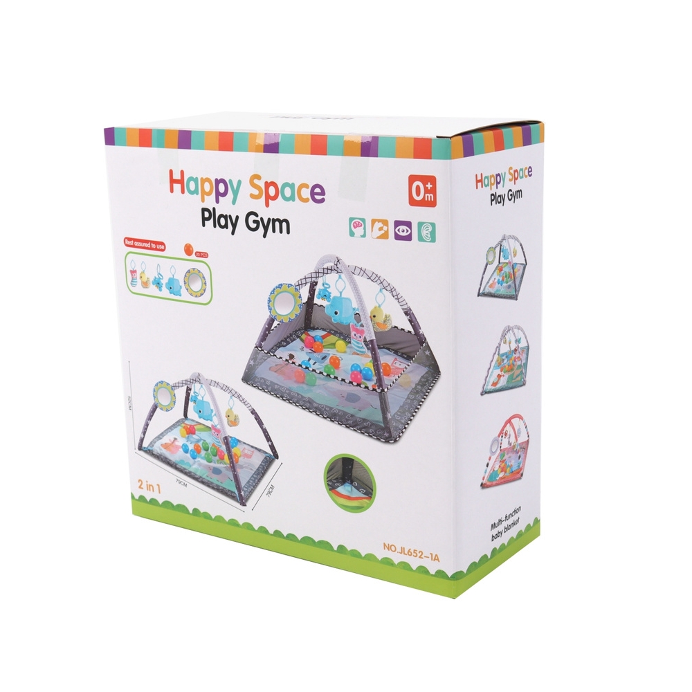 TinyMini JL652-1A Mata edukacyjna 2w1 Kojec z Piłeczkami