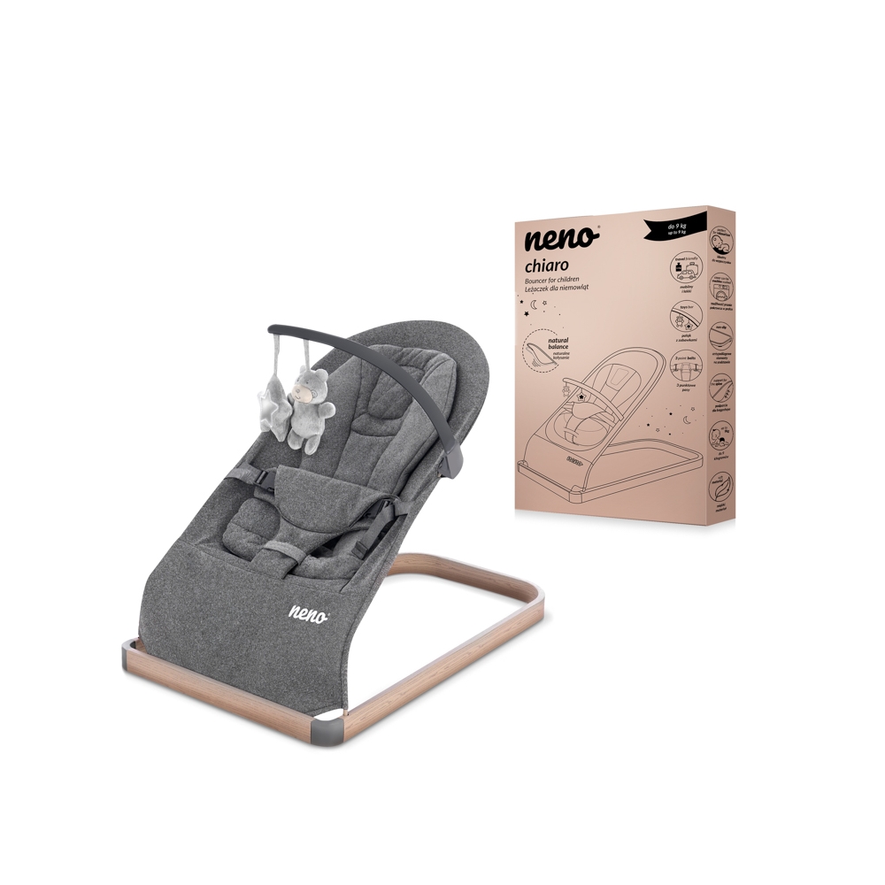 Vaikiškas gultukas Neno CHIARO, Graphite-kgtrend-e-vaikas