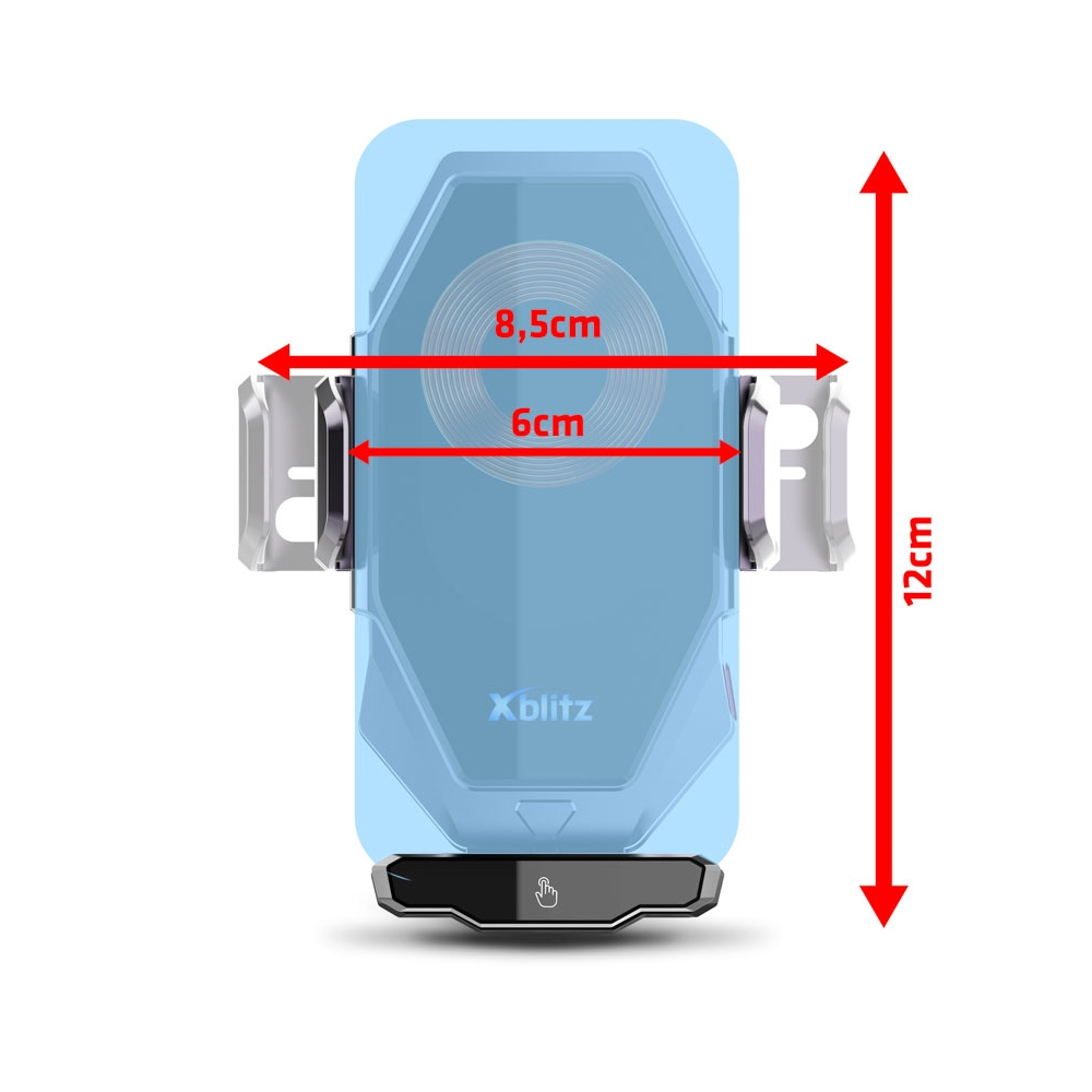 Automatinis automobilinis laikiklis su belaidžio įkrovimo funkcija Xblitz FX8 Elegance-Namai, laisvalaikis, turizmas, Turizmas, 