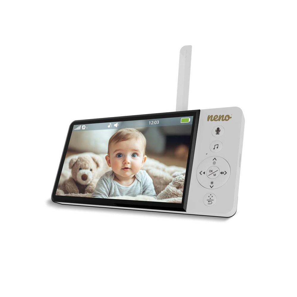 Elektroninis vaiko stebėjimo prietaisas su kamera Neno CIAO 2,4 GHz-Miegui, Mobilios auklės-e-vaikas