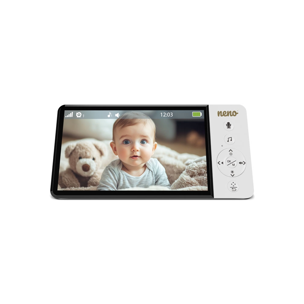 Elektroninis vaiko stebėjimo prietaisas su kamera Neno CIAO 2,4 GHz-Miegui, Mobilios auklės-e-vaikas