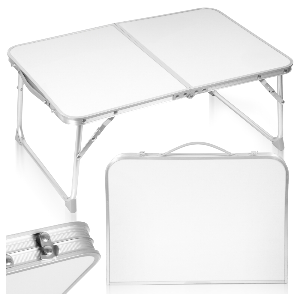 Sulankstomas kelioninis stalas „Camp“ (žemas, 60 cm), baltas-Namai, laisvalaikis, turizmas, Turizmas-e-vaikas